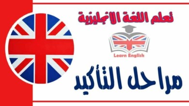 مراحل التأكيد في اللغة الانجليزية