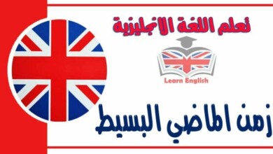 زمن الماضي البسيط في اللغة الانجليزية