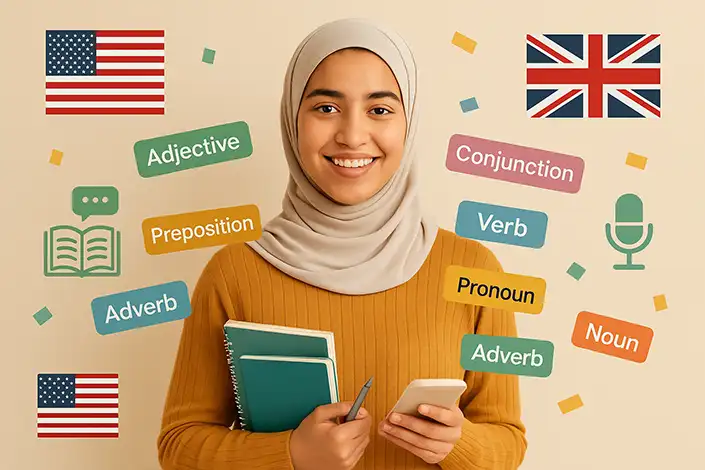 تطبيق شرح قواعد اللغة الإنجليزية