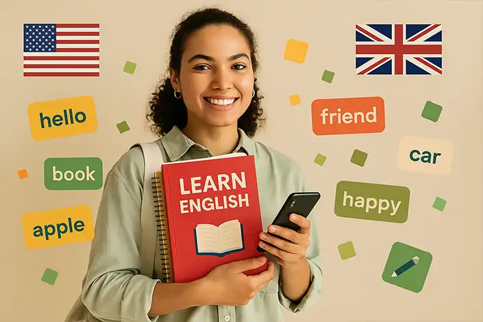 كتاب تعلم اللغة الانجليزية المبسطة