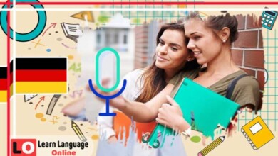 Traductor de voz instantáneo del alemán al español para obtener traducción de voz sin escribir