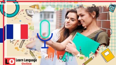 Traductor de voz instantáneo del francés al español para obtener traducción de voz sin escribir