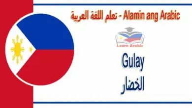 Gulay Alamin ang Arabic - الخضار في اللغة العربية