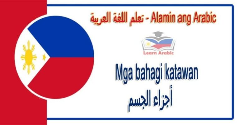 Mga bahagi katawan Alamin ang Arabic - أجزاء الجسم في اللغة العربية
