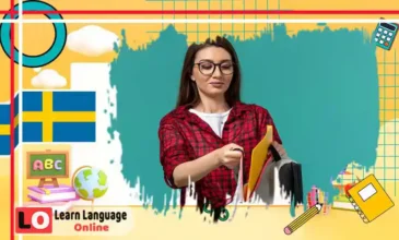 استخدام håller på att للتعبير عن الفعل المستمر في السويدية